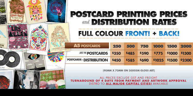 check out our new postcard rates! Distribution Available!