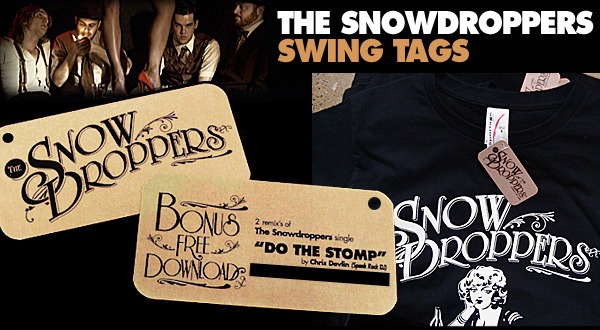 Snowdroppers Swing Tags