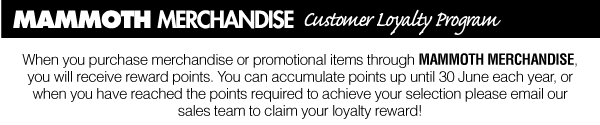 Mammoth Merchandise - Loyalty Program