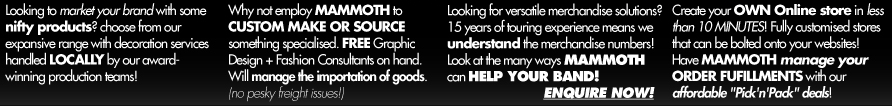 Mammoth Merchandise Services