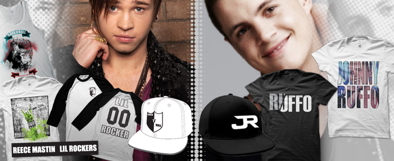 X-Factor winner Reece Mastin and Finalist Johnny Ruffo have teamed up with Mammoth Merchandise to manufacture and vend their merchandise at their national sold-out headline tour. 