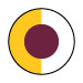 GOLD/WHITE/MAROON