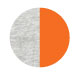 GREY MARLE/ORANGE