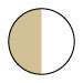 KHAKI/WHITE