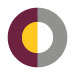 MAROON/GREY/GOLD/WHITE