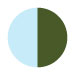 SKY/OLIVE STRIPE