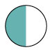 TEAL/WHITE