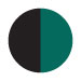 BLACK/TEAL