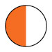 WHITE/ORANGE